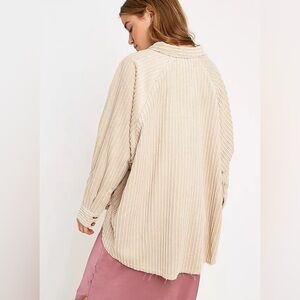 Urban Outfitsrs Brenden oversized corduroy button down relaxed shirt